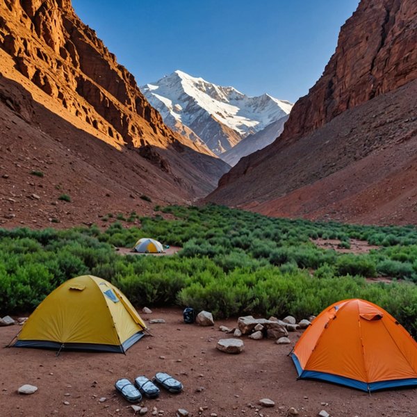 Comment organiser un camping pour une expédition de randonnée dans les montagnes de l'Atlas?