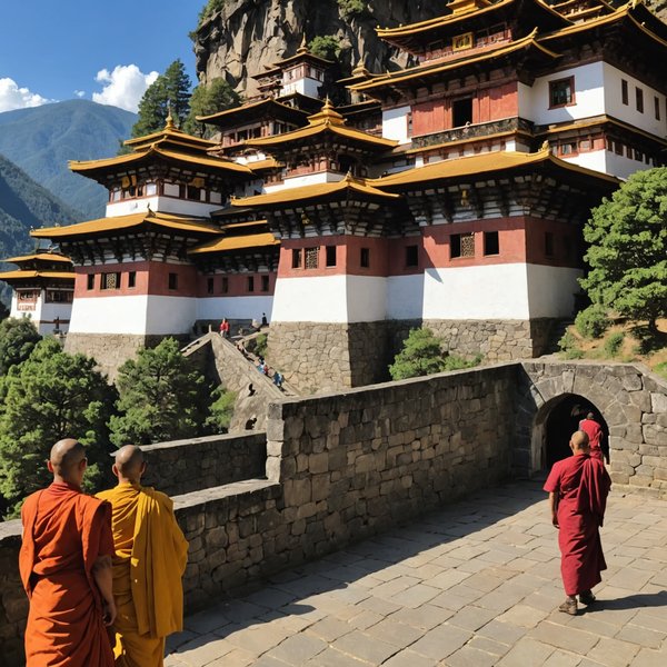 Comment organiser une visite des temples bouddhistes au Bhoutan?